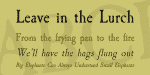 Caslon Antique — Regular Version Font