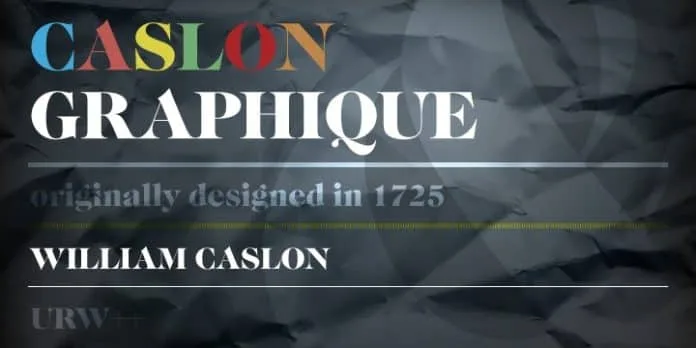 Caslon Graphique Font