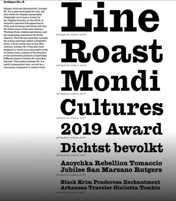Caslon Ionic Font
