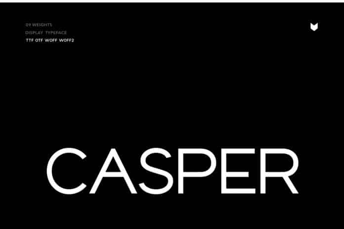 Casper Display Typeface