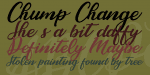 Cassandra Personal Use Font