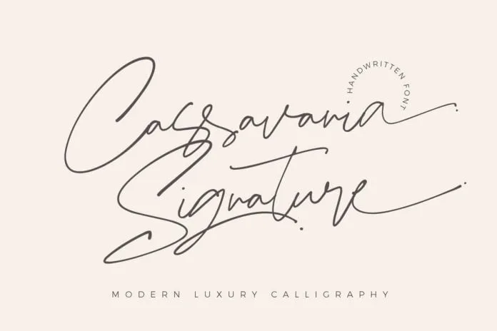 Cassavania - Signature with Ligature