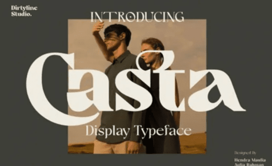 Casta Display Typeface[2-Weights]
