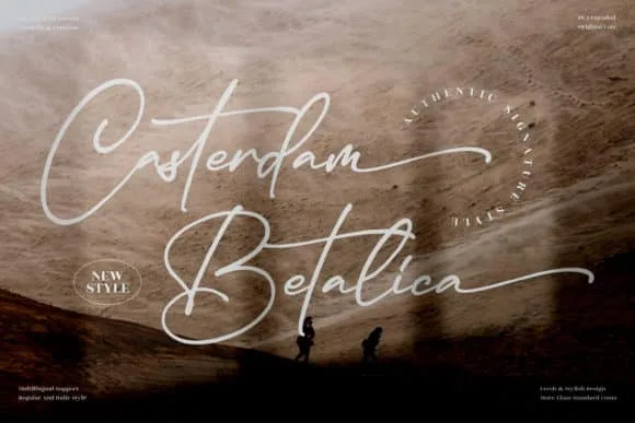 Casterdam Baletica Script Font