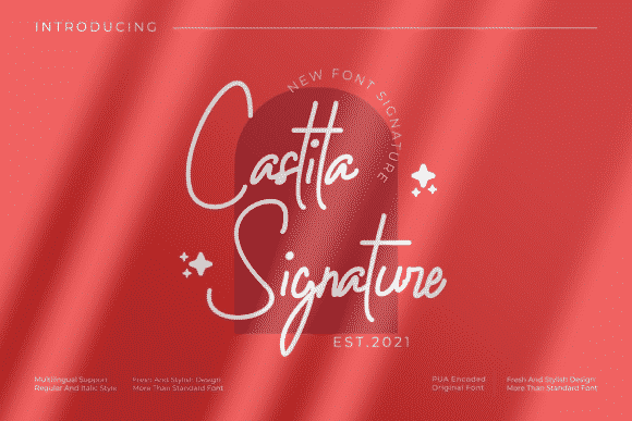 Castila Signature Font