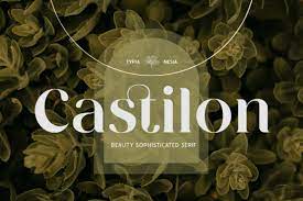 Castilon font