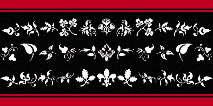 Castle Fleurons Font