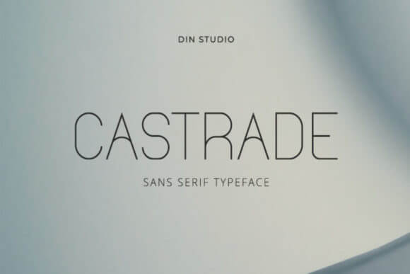 Castrade - Modern Sans Font