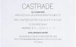 Castrade - Modern Sans Font