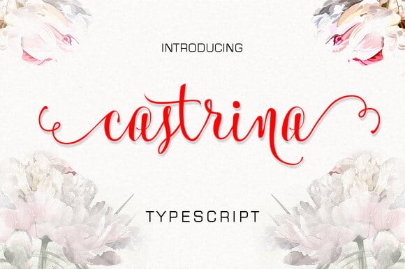 Castrina Typescript Font