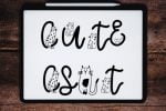 Cat Typography Font