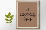 Cat Typography Font