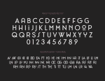 Catallina Sans Serif - All Caps Art Deco Font