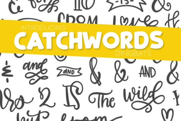 Catchwords Font