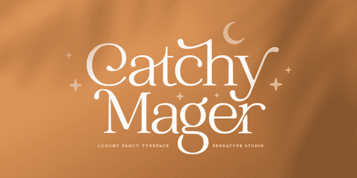 Catchy Mager - Fancy Ligature Font