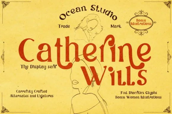 Catherine Wills Font