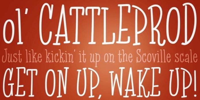 Cattleprod PB Fonts