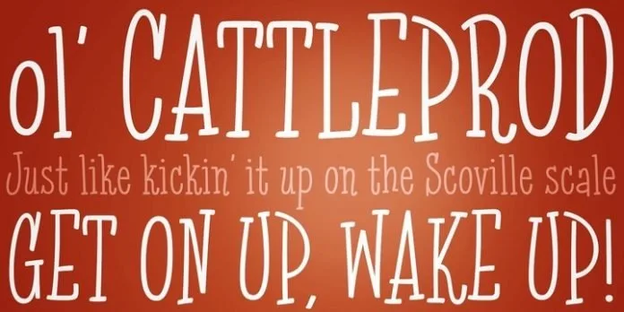 Cattleprod PB Fonts