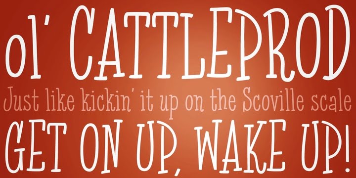 Cattleprod PB Fonts