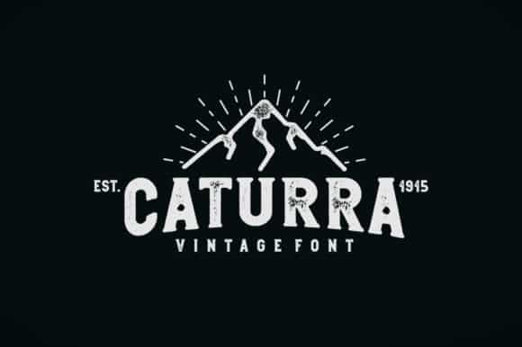 Caturra Vintage Font