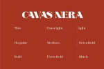 Cavas Nera Font