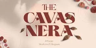 Cavas Nera font