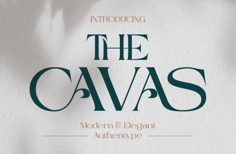 Cavas font
