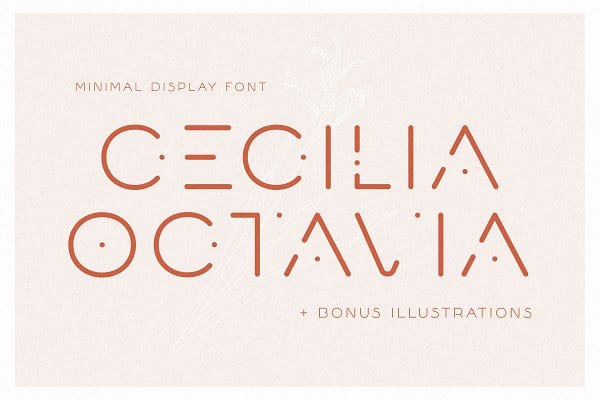 Cecilia Octavia - Minimal Sans Serif
