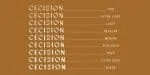Cecision Font