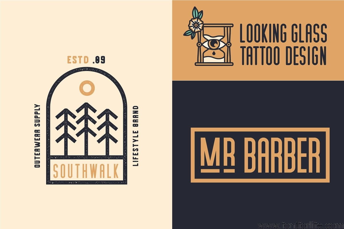 Cedar Ridge 7 Styles Font