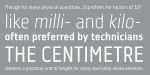 Centima Font