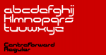 CentreForward Font