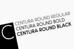 Centura Round Font