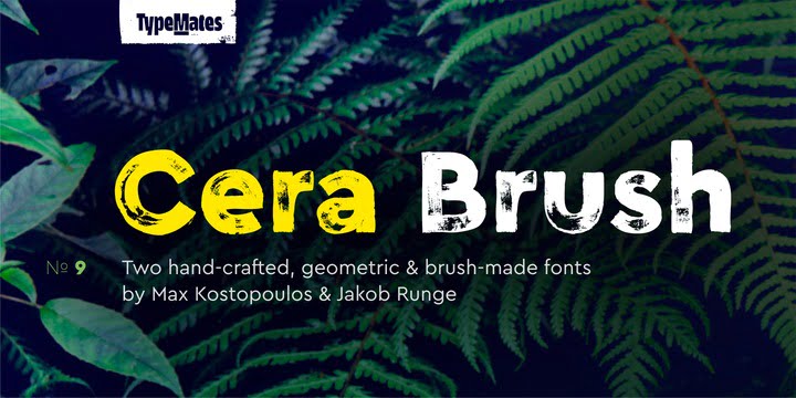 Cera Brush Font