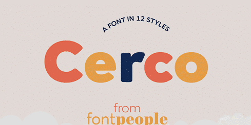 Cerco Font Family
