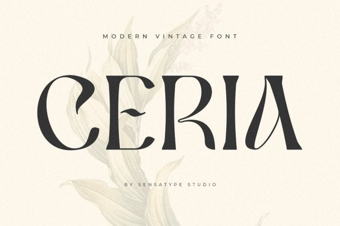 Ceria - Modern Vintage Font