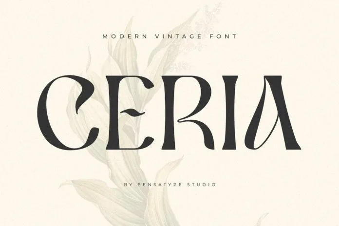Ceria - Modern Vintage Font