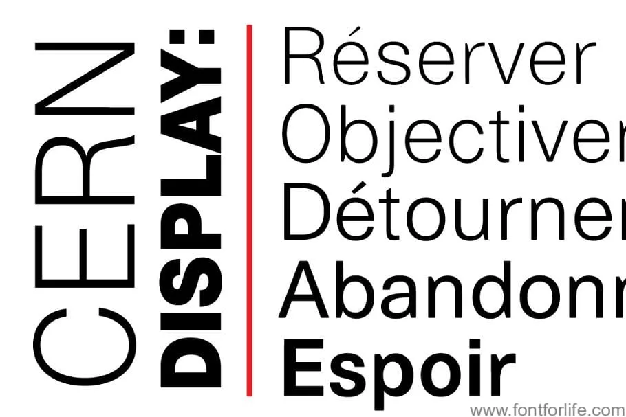 Cern Font