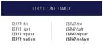 Cervo Font Family