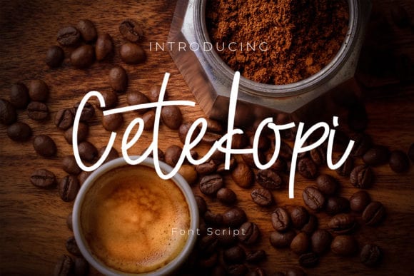 Cetekopi Font