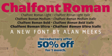 Chalfont Roman Font Family