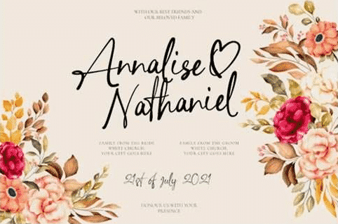 Chalisha Script Font