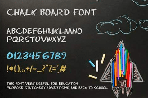 Chalk Board Font
