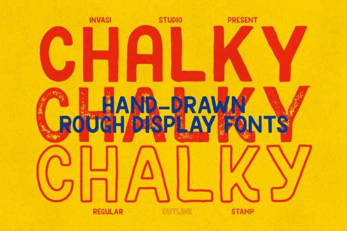 Chalky Family - Handdrawn Font