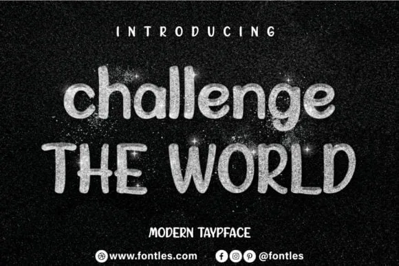 Challenge the World Font