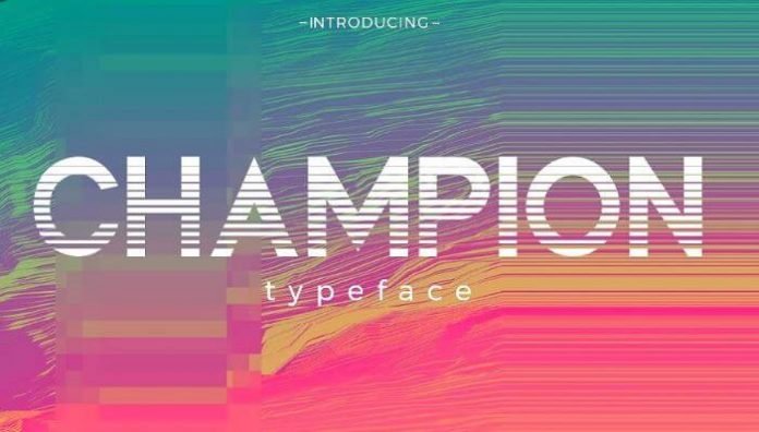 Champion Typeface | Stunning Fonts