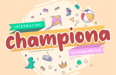 Championa Fun Handwritten Font