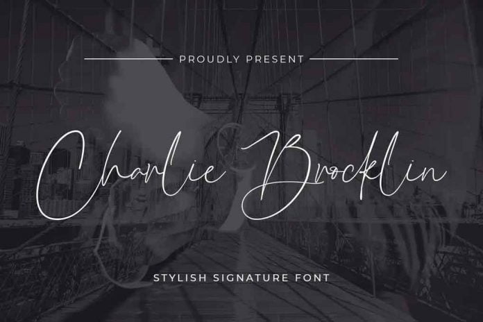 Charlie Brocklin - Stylish Signature Script