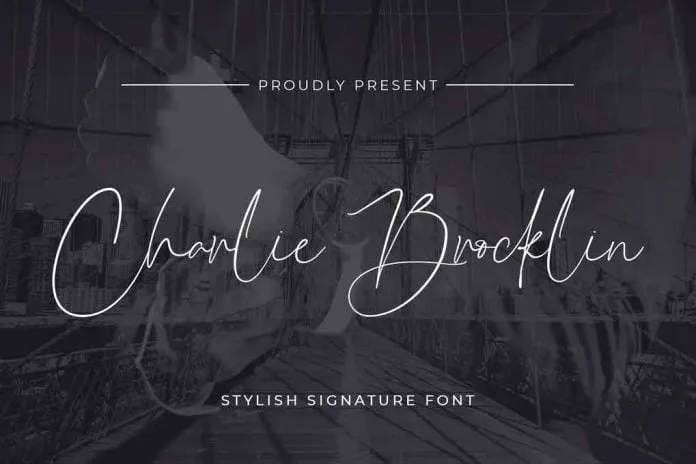 Charlie Brocklin - Stylish Signature Script