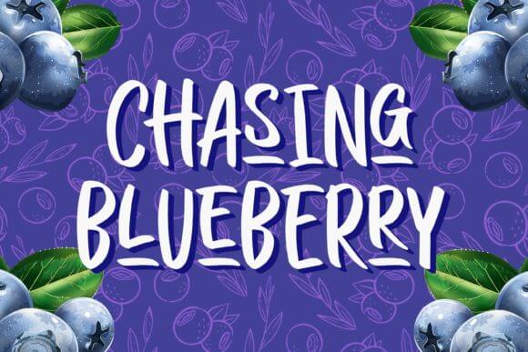 Chasing Blueberry Font